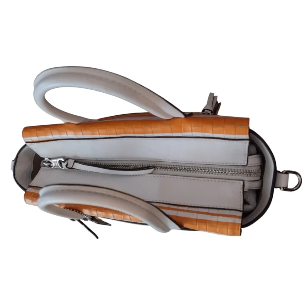 Coach Bleecker Mini Riley Embossed Woven Purse - Picture 2 of 16